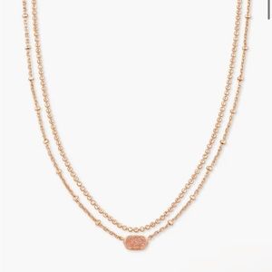 Emilie Rose Gold Multi Strand Necklace